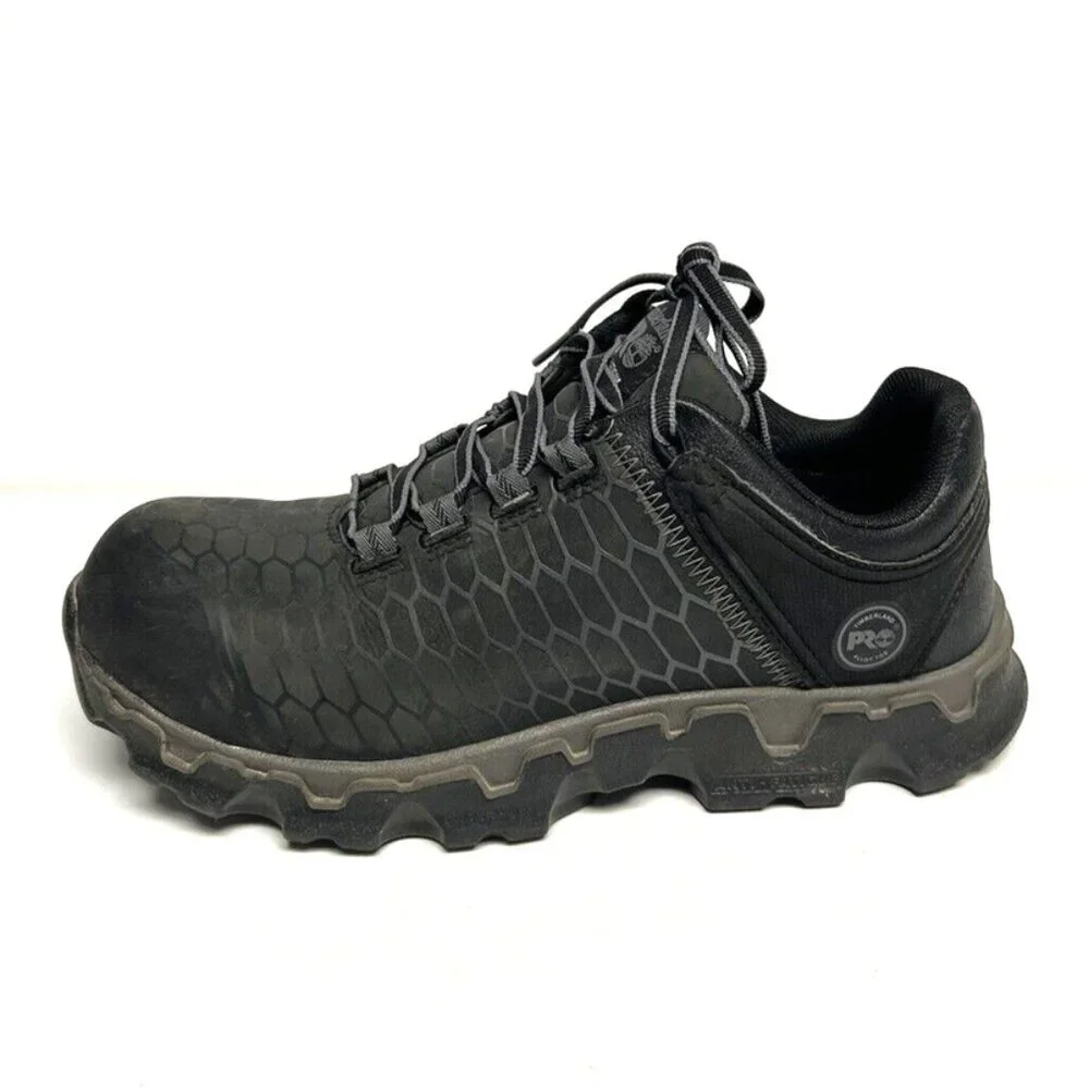 Timberland Pro Womens Powertrain Sport Sneaker Black Size 8.5 M